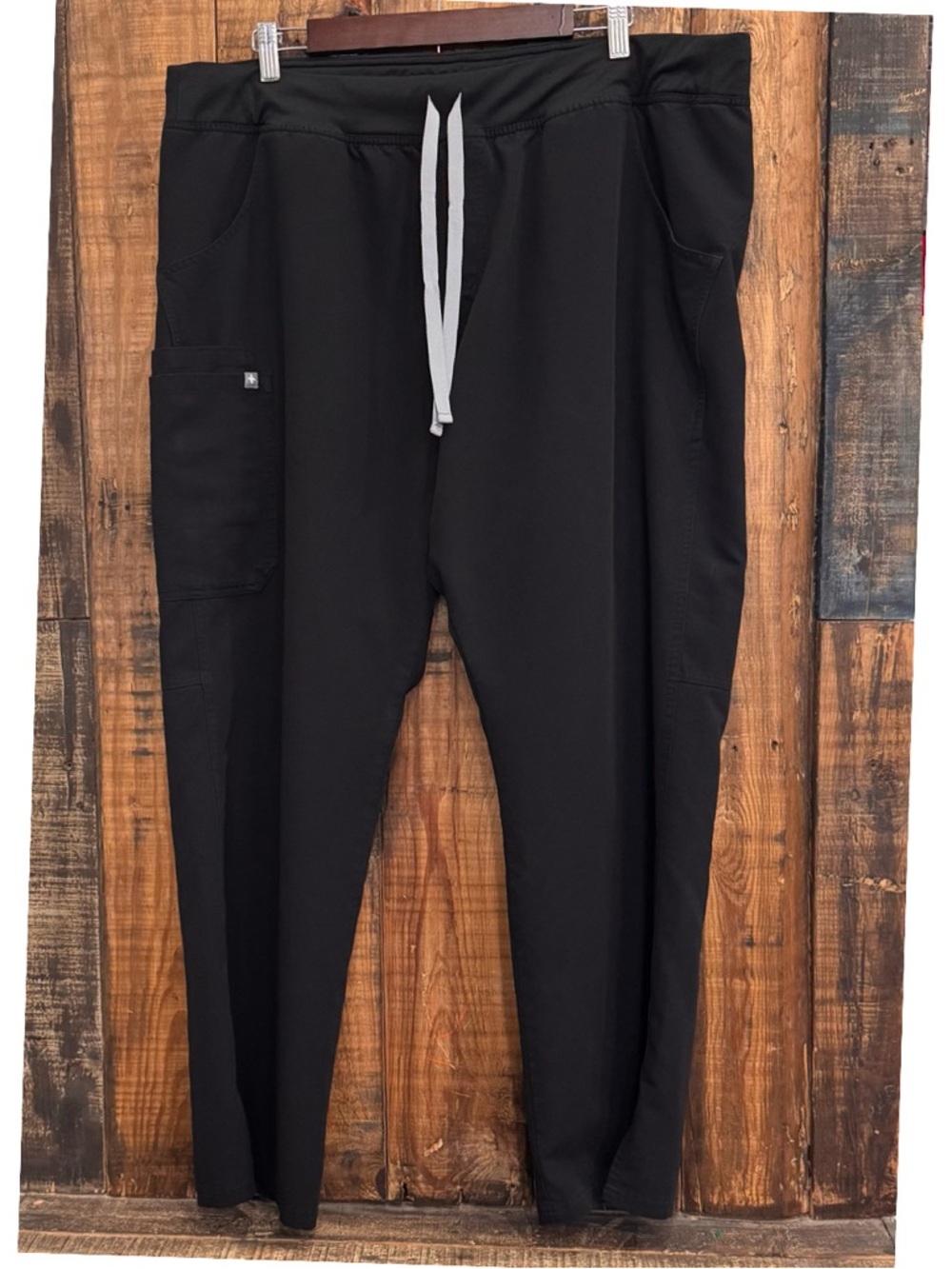 FIGS Cargo Scrub Pants 2XL Black Style Kade (T21004) Medical Uniform FIGS